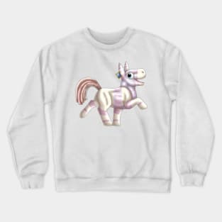 Ponocky: White Crewneck Sweatshirt